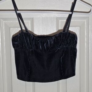 Urban Outfitters Charcoal Crop Top